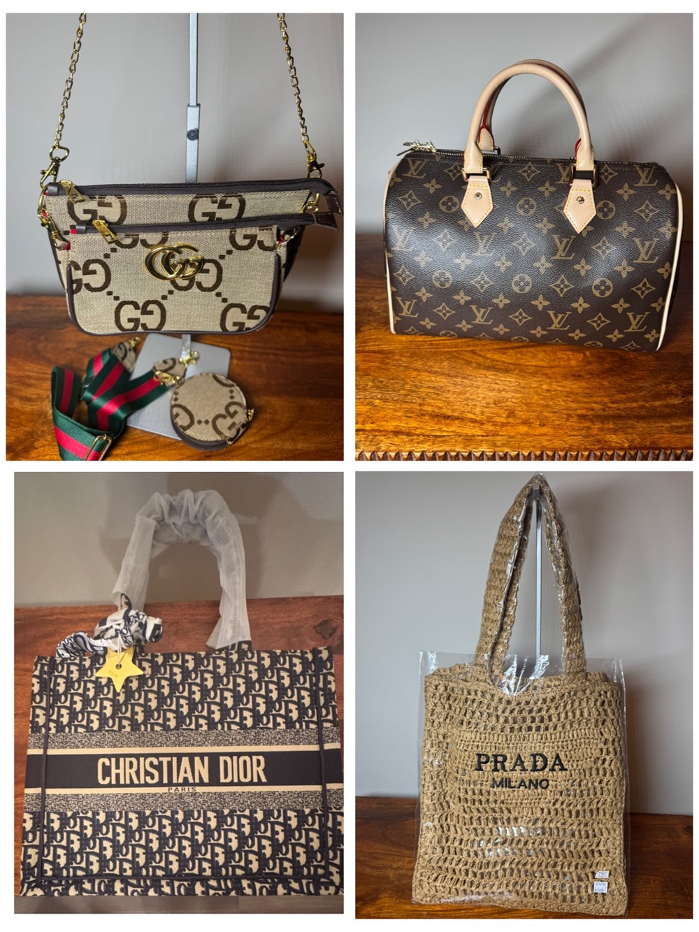 Various Bags. No Brand.